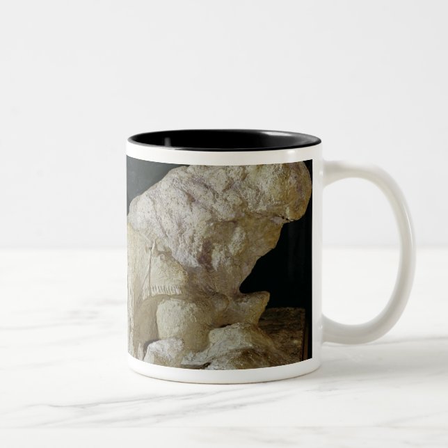 Copy of sculpture of bisons, Le Two-Tone Coffee Mug (Right)