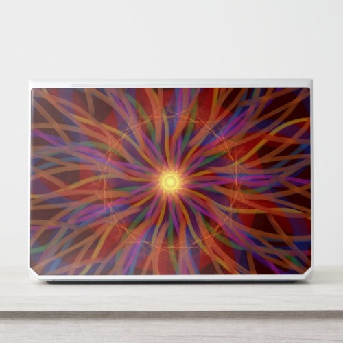 Copy of Solar Bloom – The Dance of Light and Color HP Laptop Skin
