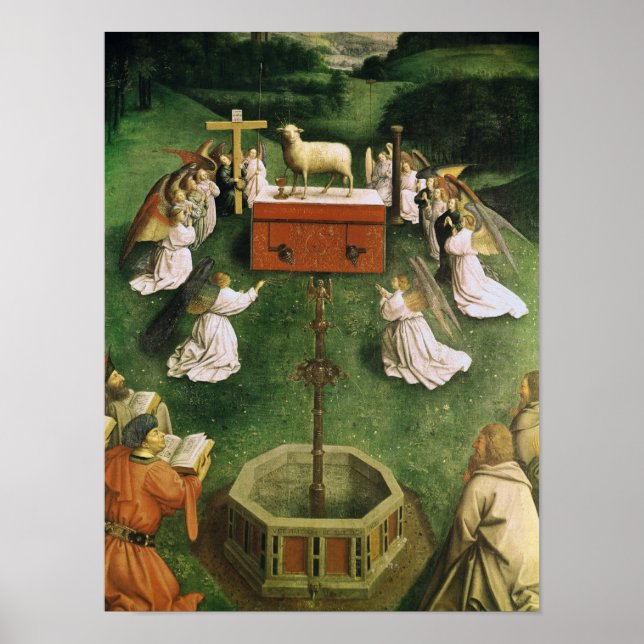 Copy of The Adoration of the Mystic Lamb Poster (Front)