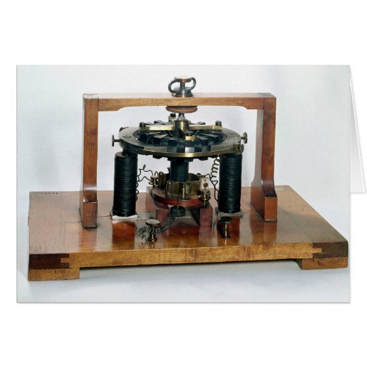 Copy of the electro-magnetic 'macchinetta' cards (Front Horizontal)