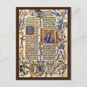 Copy Of The Golden Bull First Page By Meister Der Postcard