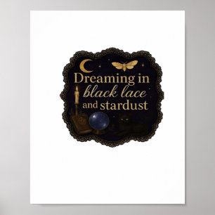 Copy Of Whimsigoth Fantasy Mystical Forests, Moons Poster