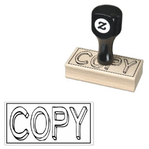 COPY Office Work Business Paper Rubber Stamp