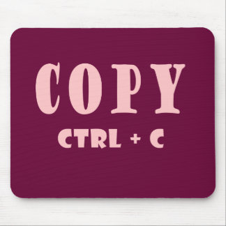 Copy Shortcut Key Mouse Pad
