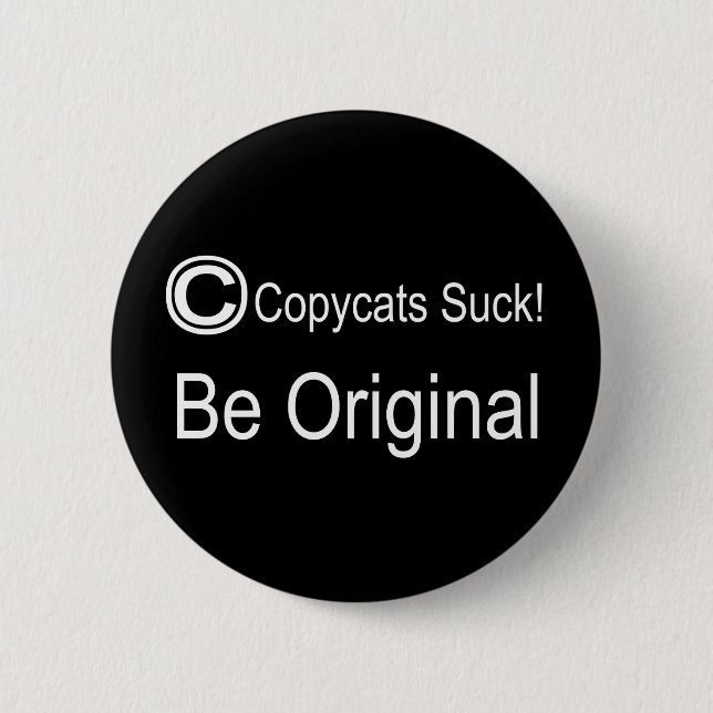 Copycat Pinback Button (Front)