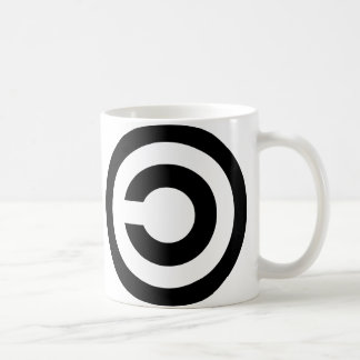 Copyleft - information wants to be free coffee mug