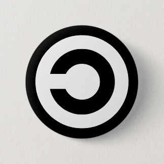 Copyleft - information wants to be free pinback button