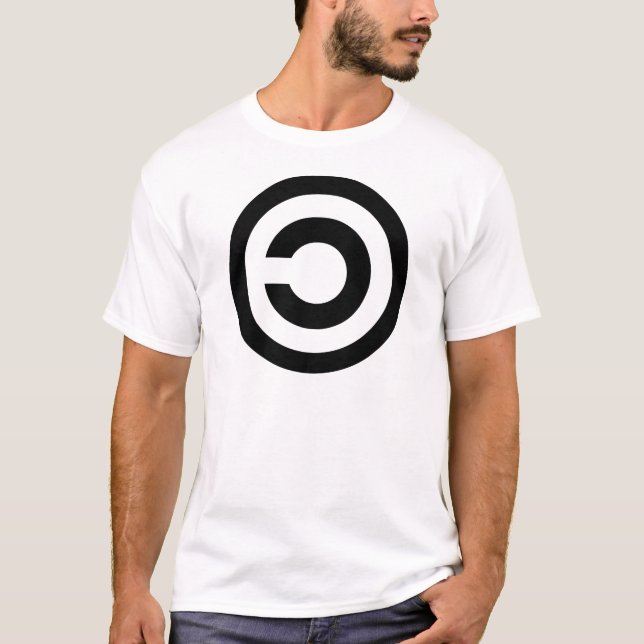 Copyleft - information wants to be free T-Shirt (Front)