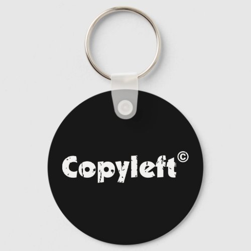 Copyleft Open Source  Keychain