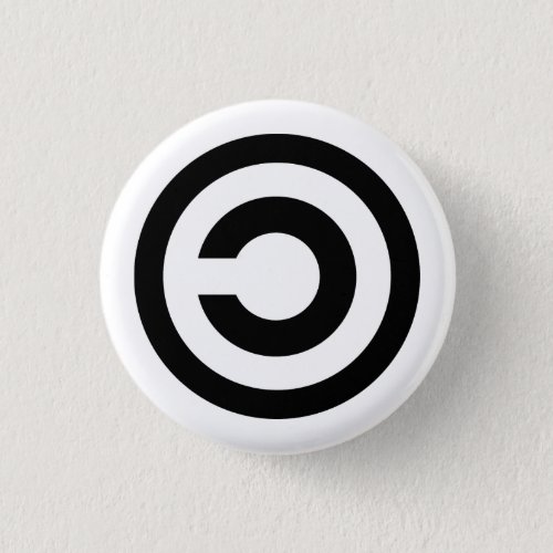 Copyleft Pinback Button