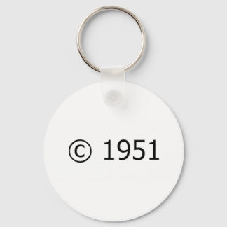Copyright 1951 keychain