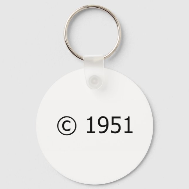 Copyright 1951 keychain (Front)
