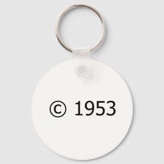 Copyright 1953 keychain