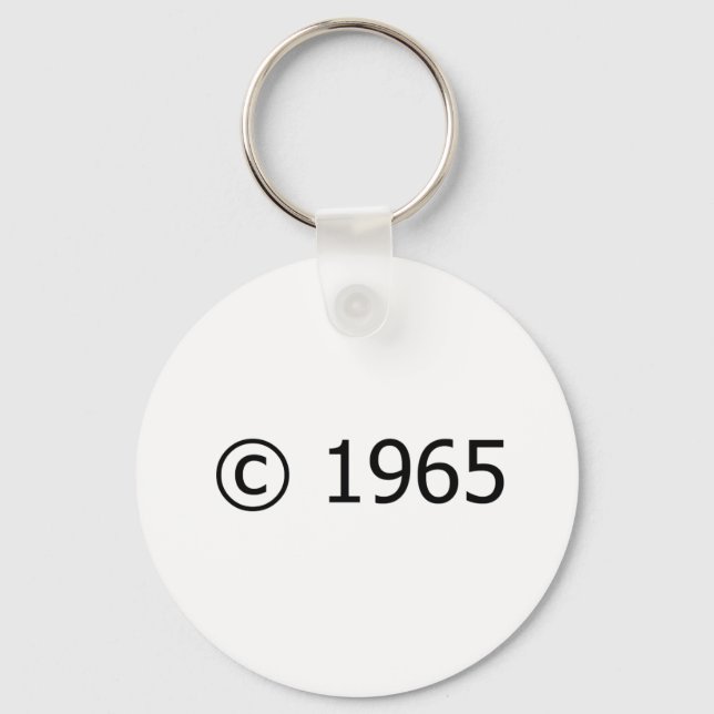Copyright 1965 keychain (Front)