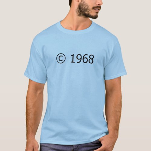 Copyright 1968 T_Shirt