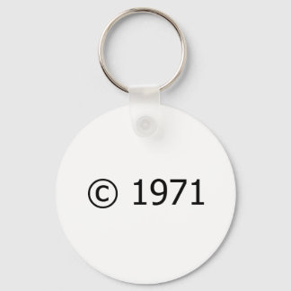 Copyright 1971 keychain