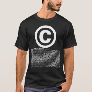 Copyright - All rights reserved and disclaimers. T-Shirt