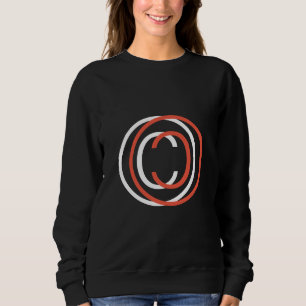 Copyright sign symbol sweatshirt