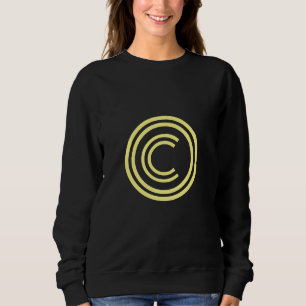 Copyright sign symbol sweatshirt