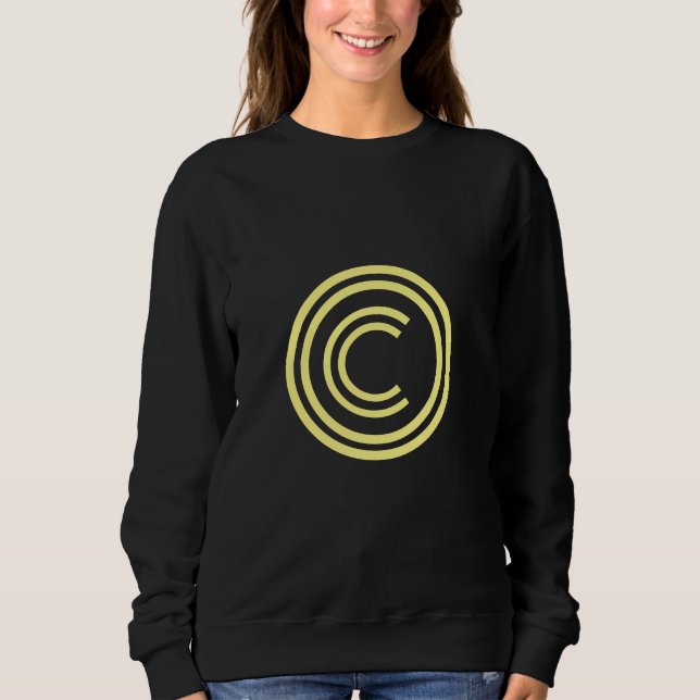 Copyright sign symbol sweatshirt (Front)