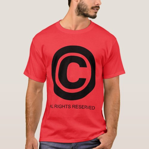 Copyright Symbol t_shirt