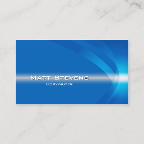 Copywriter Business Card Light Stream