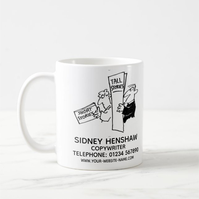 Copywriter Promotional Coffee Mug (Left)
