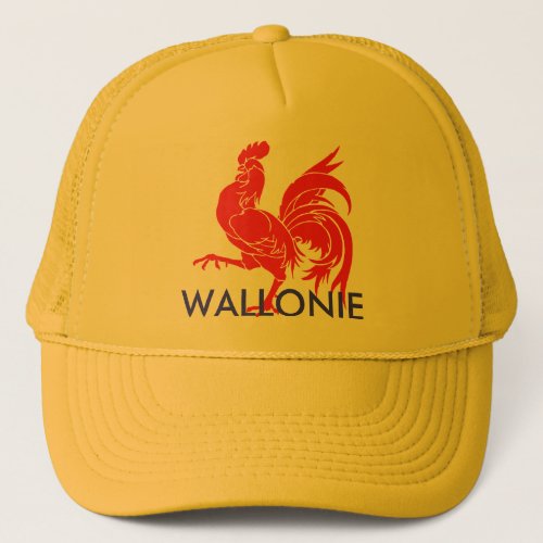 coq wallon wallonie trucker hat