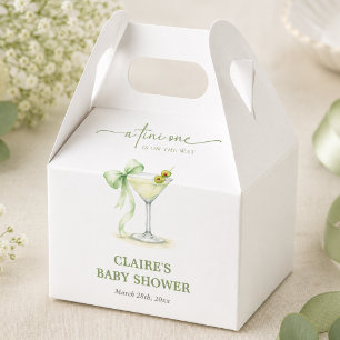 Coquette A Tini One Baby Shower Favor Box