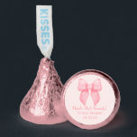 Coquette Aesthetic Cute Pink Bow Personalized Hershey®'s Kisses®<br><div class="desc">Introducing our Coquette Aesthetic Cute Pink Bow Personalized Hershey's Kisses®, the perfect sweet treat for your special occasion. Crafted with a soft girl aesthetic and featuring a delightful pink bow design, these Hershey's Kisses® capture the essence of a girly and coquette aesthetic, ideal for weddings, bridal showers, bachelorette parties, and...</div>