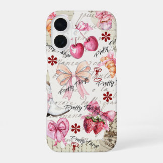 Coquette Aesthetic Phone Case Vintage Collage