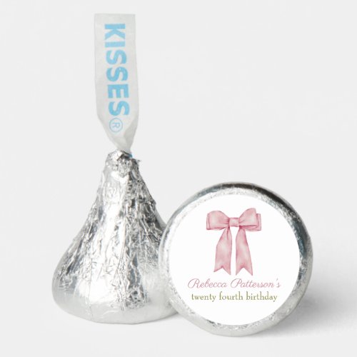 Coquette Aesthetic Pink Cute Bow Feminine Party Hersheys Kisses