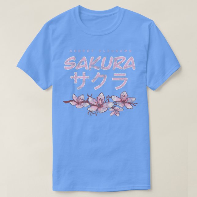 Coquette Aesthetic Vintage Sakura Cherry Blossom J T-Shirt (Design Front)