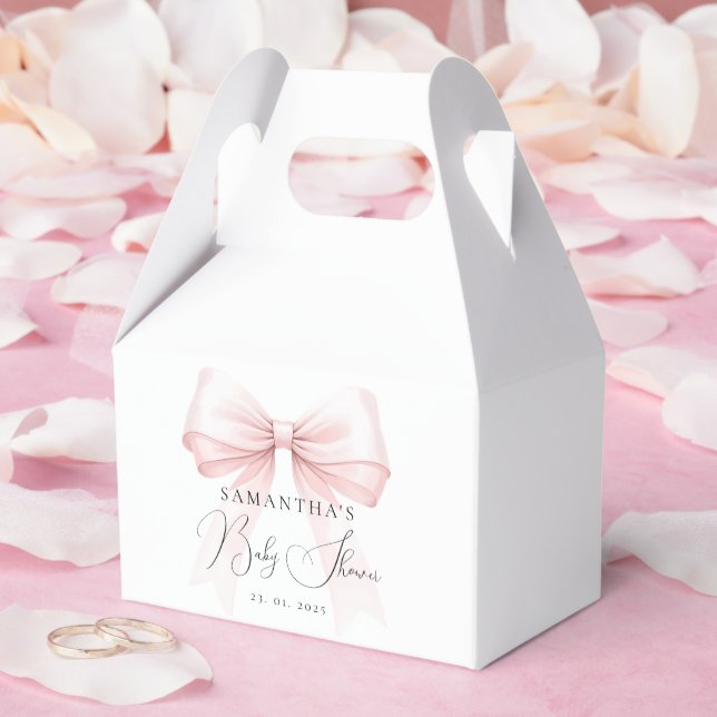 Coquette Baby Shower Favor Bags Boxes (Wedding)