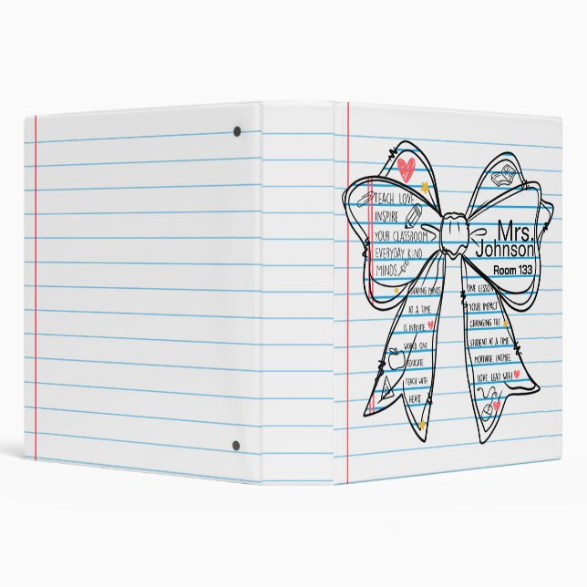 Coquette Back to School Teacher Binder (Background)