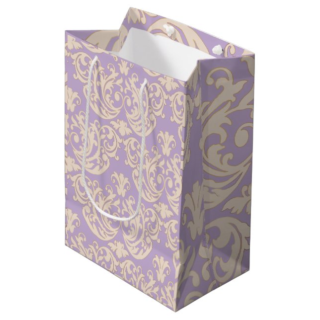 Coquette Baroque Lavender Gift Bag (Front Angled)