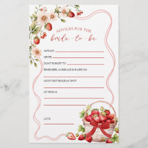 Coquette Berry in Love Advices Bride To Be Game