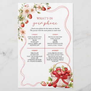 Coquette Berry in Love What's In Your Phone Game