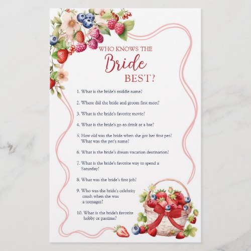 Coquette Berry in Love Who Knows The Bride Best