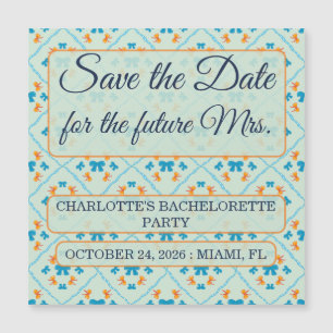 Coquette Bow Geometric Tile Soft Mint Lime