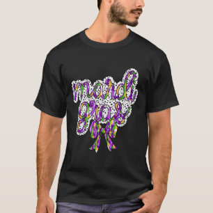 Coquette Bow Mardi Gras New Orleans Louisiana Dalm T-Shirt