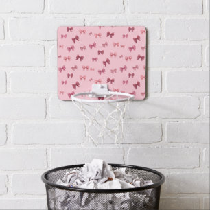 Coquette Bow Mini Basketball Hoop