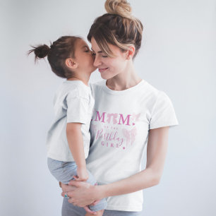 Coquette Bow Mom of the Birthday Girl T-Shirt