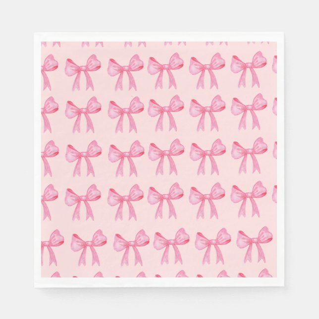 Coquette Bow Napkins (Front)