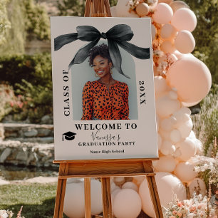 Coquette Bow Nurse Photo Graduation Welcome Foam Board