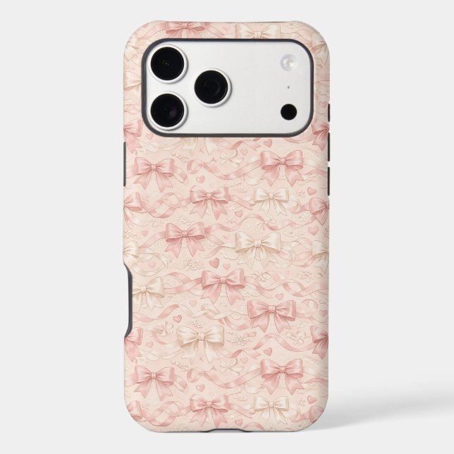 Coquette Bow Pattern Case-Mate iPhone Case (Back)