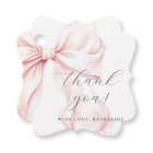 Coquette Bow Pink Baby Shower
