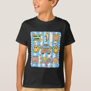 Coquette Bow School Bus Funny Back To School Teach T-Shirt