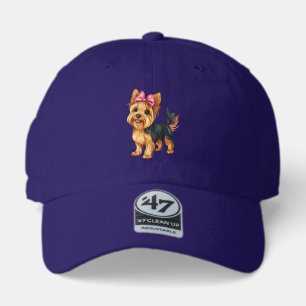 Coquette Bow Yorkshire Terrier Dog Yorkie Mom Girl 47 Brand Hat