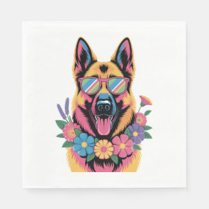 Coquette Bow Yorkshire Terrier Dog Yorkie Mom Girl Napkins